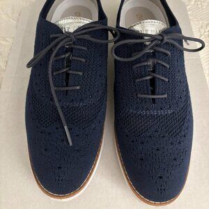 COPY - Women's Cole Haan Originalgrand Navy Wingtip Shoes